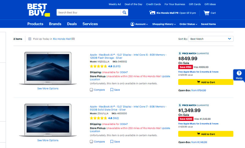 MacBook Air en saldo