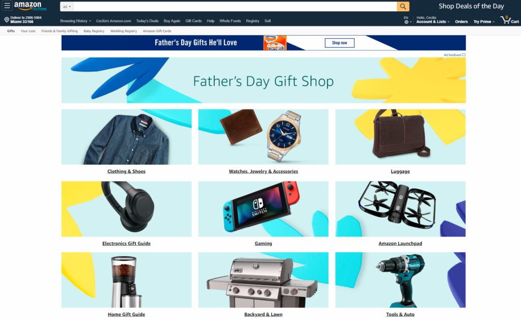 Regalos para el Día del Padre en Amazon