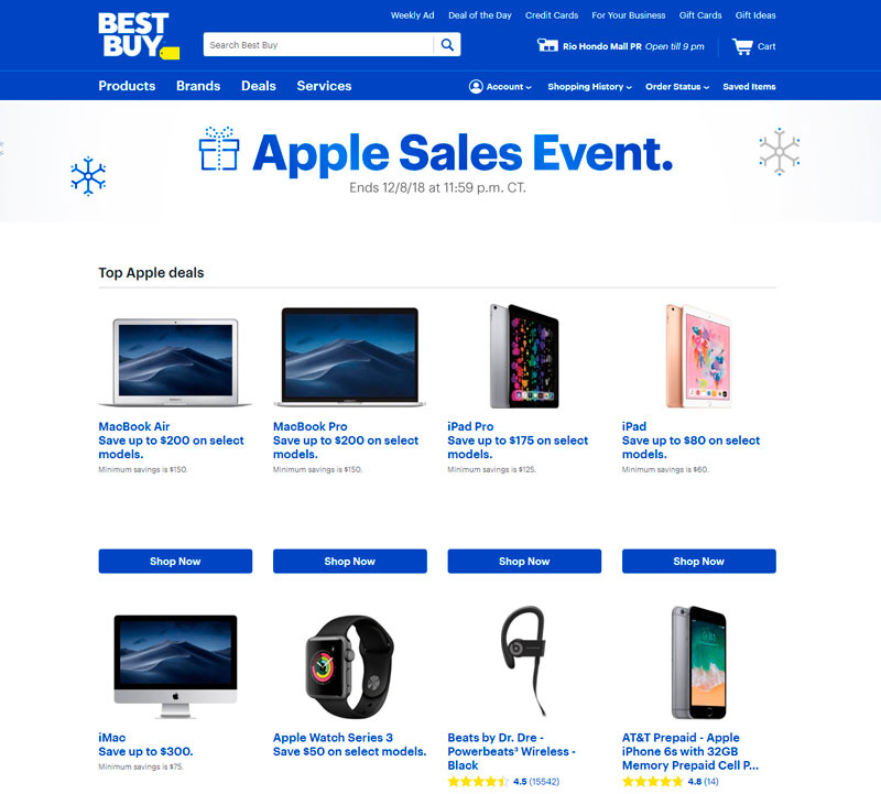 Ofertas Apple de Best Buy