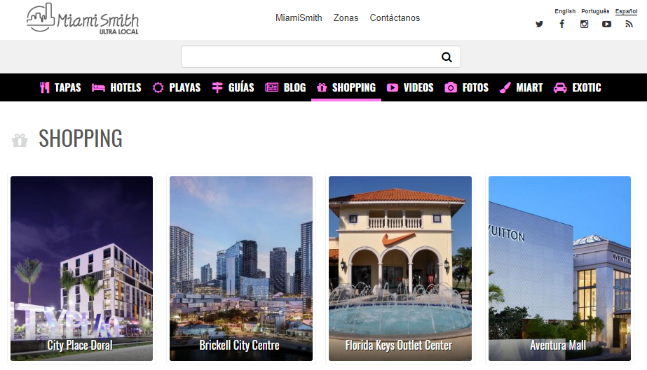 Centros Comerciales Miami