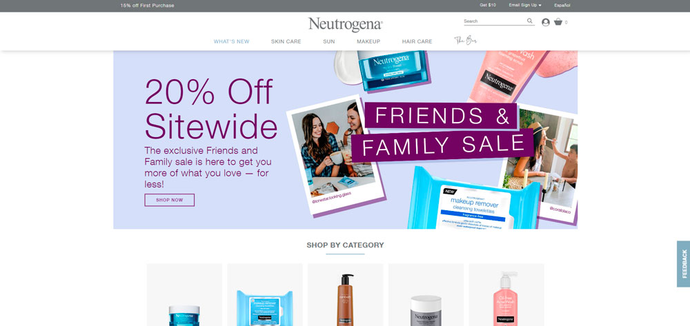 productos de belleza y cuidado de la piel - Neutrogena